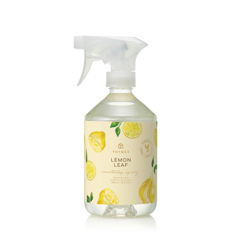 Thymes Countertop Spray - Counter Cleaner Spray - Household Cleaning Supplies (Lemon Leaf, 16.5 fl oz) - Image 1